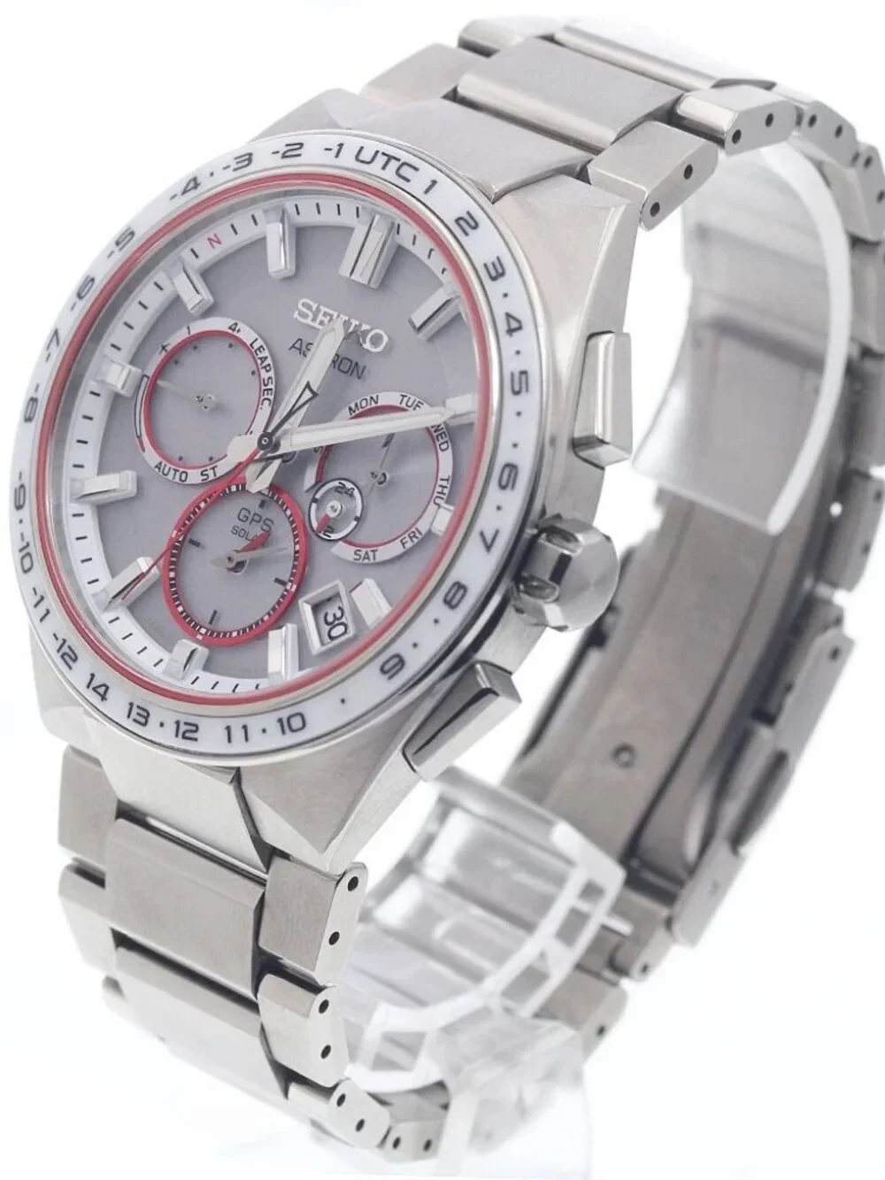 SEIKO Astron Doctors Without Border SBXC133/5X53-0CB0 Solar Powered Radio_967631